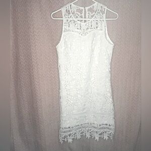 White Lace Francesca’s Dress